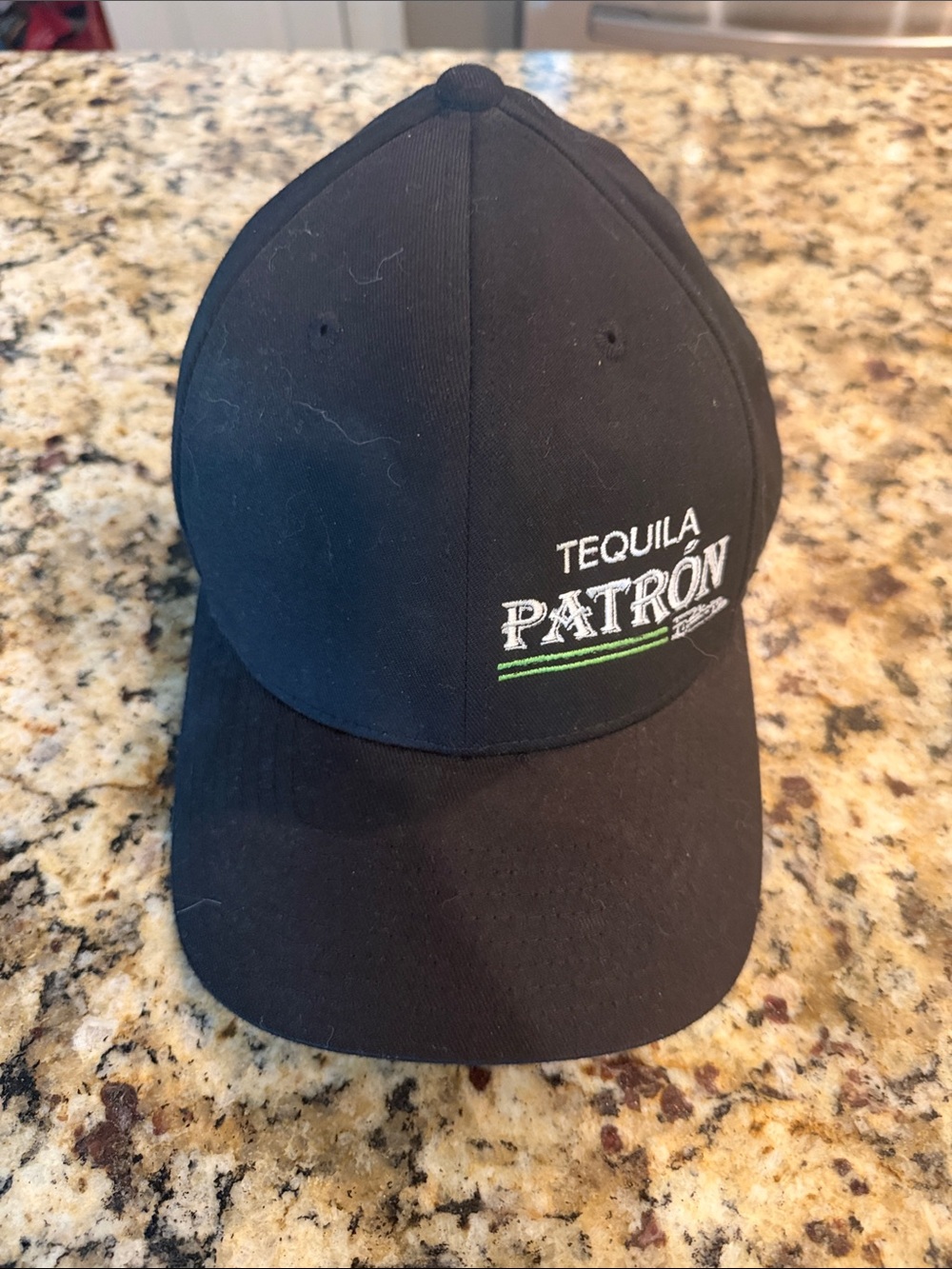 Tequila Patrón Black Logo Baseball Cap